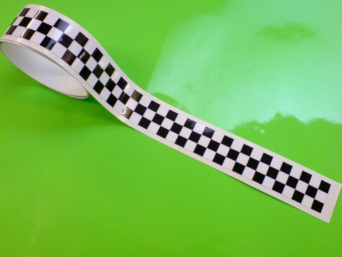 Chequered tape 1 strip - 50", x