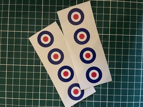 Raf stickers target - 8x,