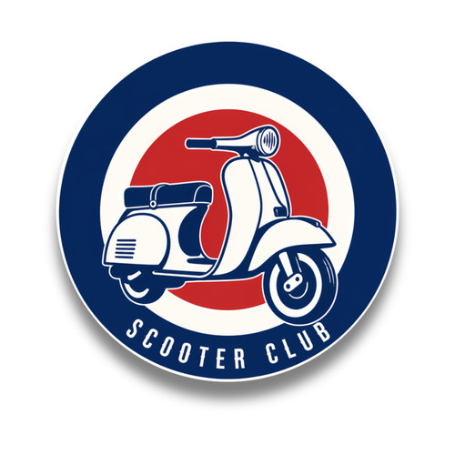 Retro scooter club mod - scooter,