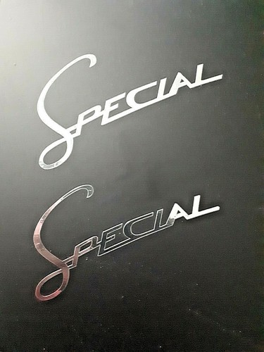 Lambretta special logo - special, chrome