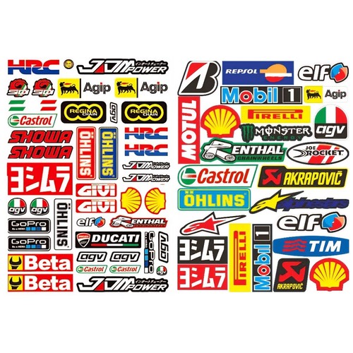 68x stickers sheets - 68x,