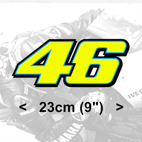 Rossi sticker fluorescent - rossi,