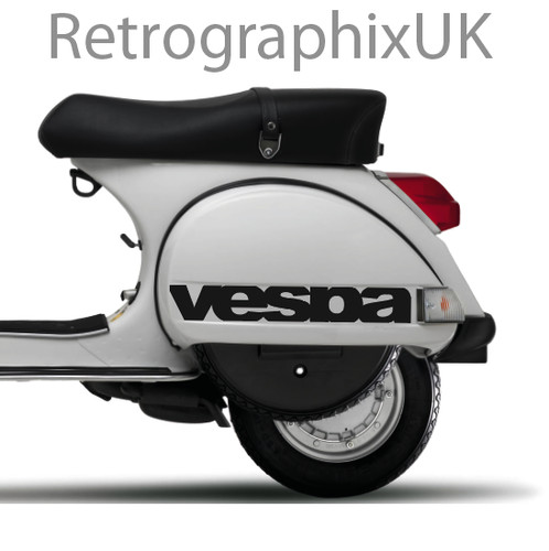 Stickers for vespa side - for,
