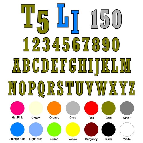 75mm leg shield stickers - leg,